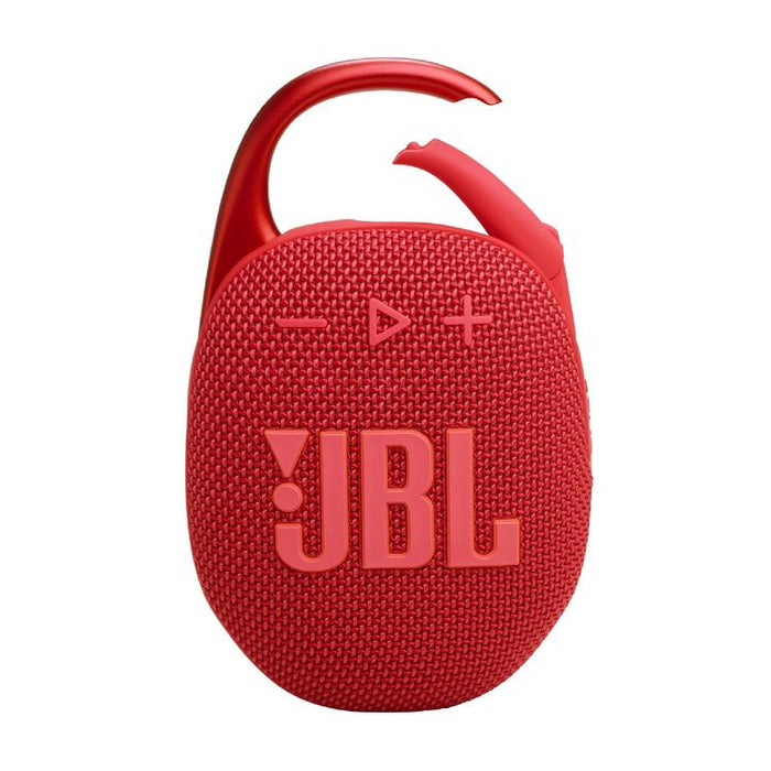 JBL Clip 5 | Haut-parleur à mousqueton portable - Bluetooth - IP67 - Rouge-Sonxplus Drummondville