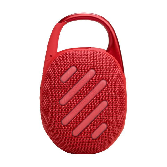 JBL Clip 5 | Haut-parleur à mousqueton portable - Bluetooth - IP67 - Rouge-Sonxplus Drummondville