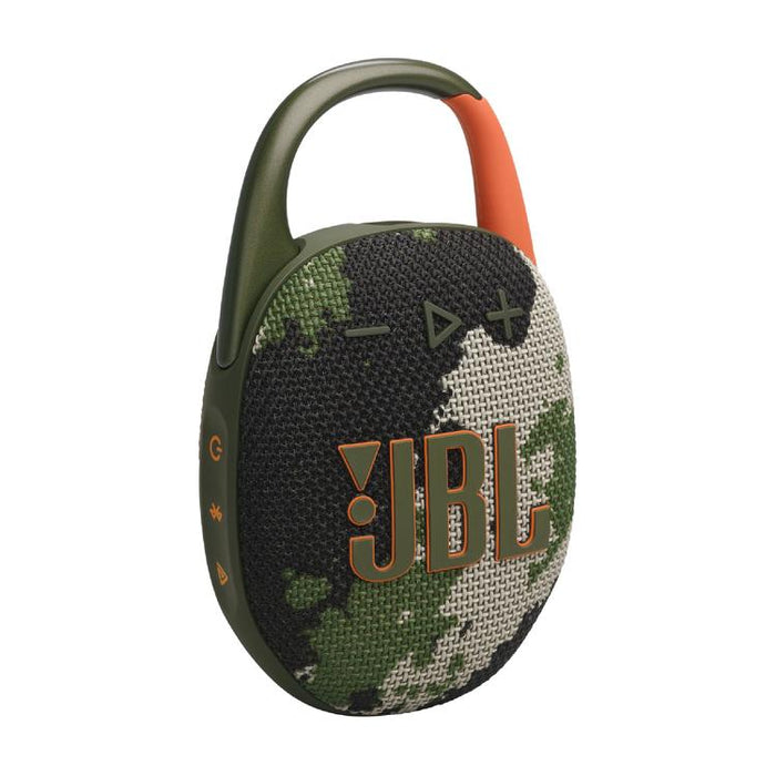 JBL Clip 5 | Haut-parleur à mousqueton portable - Bluetooth - IP67 - Camouflage-Sonxplus Drummondville