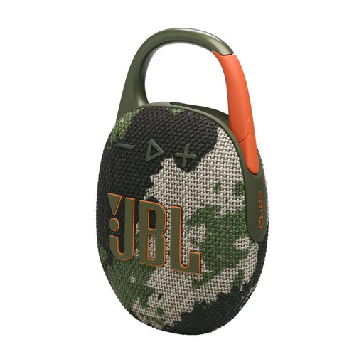 JBL Clip 5 | Haut-parleur à mousqueton portable - Bluetooth - IP67 - Camouflage-Sonxplus Drummondville