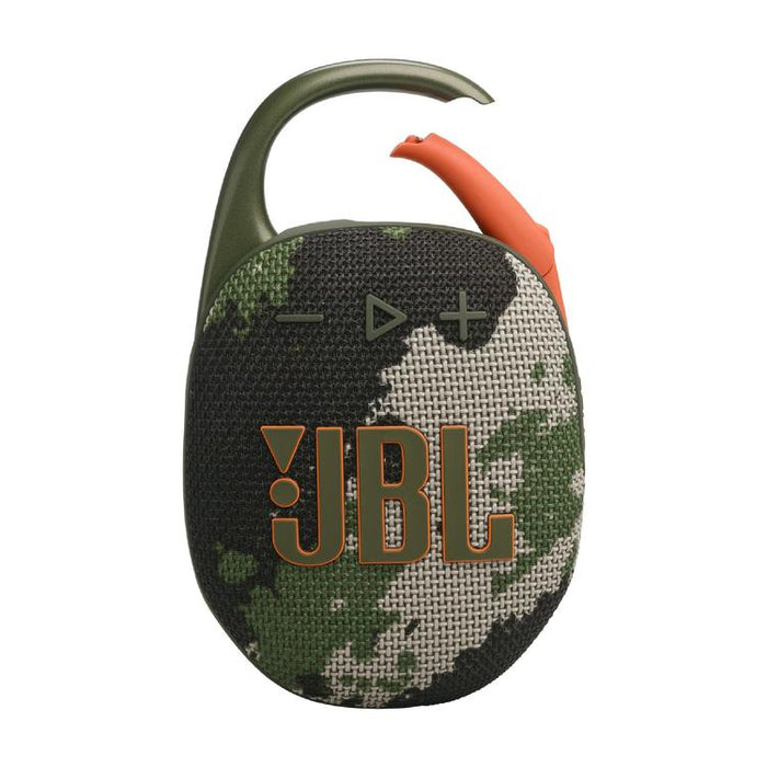 JBL Clip 5 | Haut-parleur à mousqueton portable - Bluetooth - IP67 - Camouflage-Sonxplus Drummondville