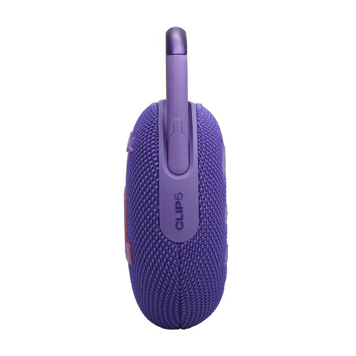 JBL Clip 5 | Haut-parleur à mousqueton portable - Bluetooth - IP67 - Mauve-Sonxplus Drummondville