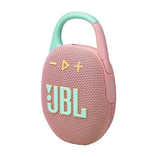 JBL Clip 5 | Haut-parleur à mousqueton portable - Bluetooth - IP67 - Rose-Sonxplus Drummondville