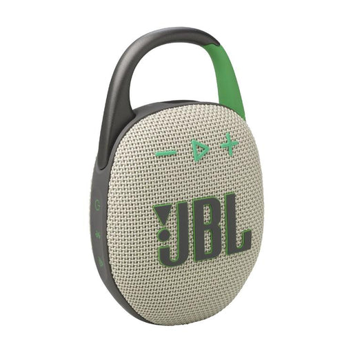 JBL Clip 5 | Haut-parleur à mousqueton portable - Bluetooth - IP67 - Sable-Sonxplus Drummondville