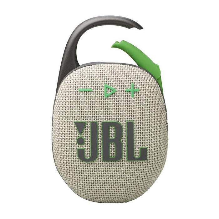 JBL Clip 5 | Haut-parleur à mousqueton portable - Bluetooth - IP67 - Sable-Sonxplus Drummondville