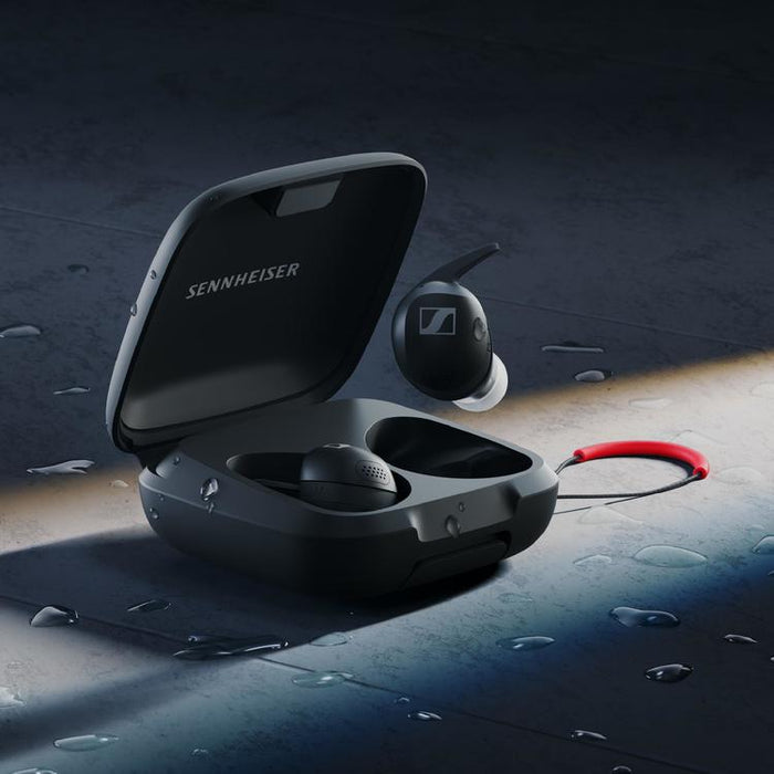 Sennheiser Momentum Sport | Écouteurs intra-auriculaires - Sans fil - Réduction active du bruit - Noir-Sonxplus Drummondville