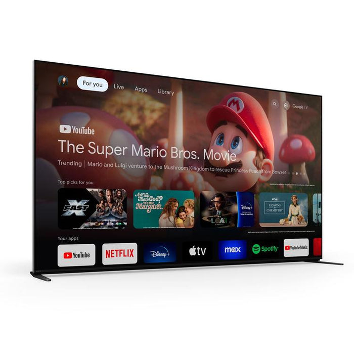 Sony BRAVIA9 K-75XR90 | Téléviseur 75" - Mini DEL - Série XR90 - 4K HDR - Google TV | Sonxplus Drummondville