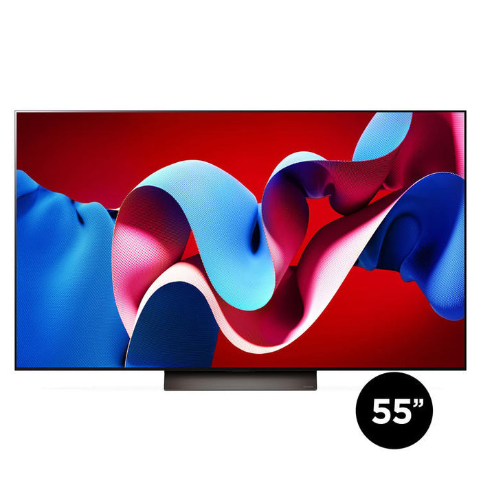 LG OLED55C4PUA | Téléviseur 55" 4K OLED - 120Hz - Série C4 - Processeur IA a9 Gen7 4K - Noir-Sonxplus Drummondville