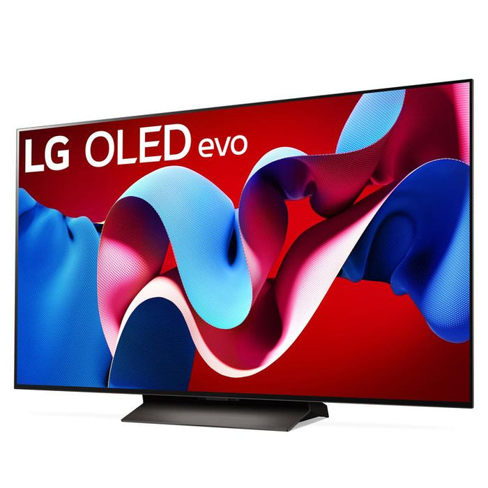 LG OLED55C4PUA | Téléviseur 55" 4K OLED - 120Hz - Série C4 - Processeur IA a9 Gen7 4K - Noir-Sonxplus Drummondville