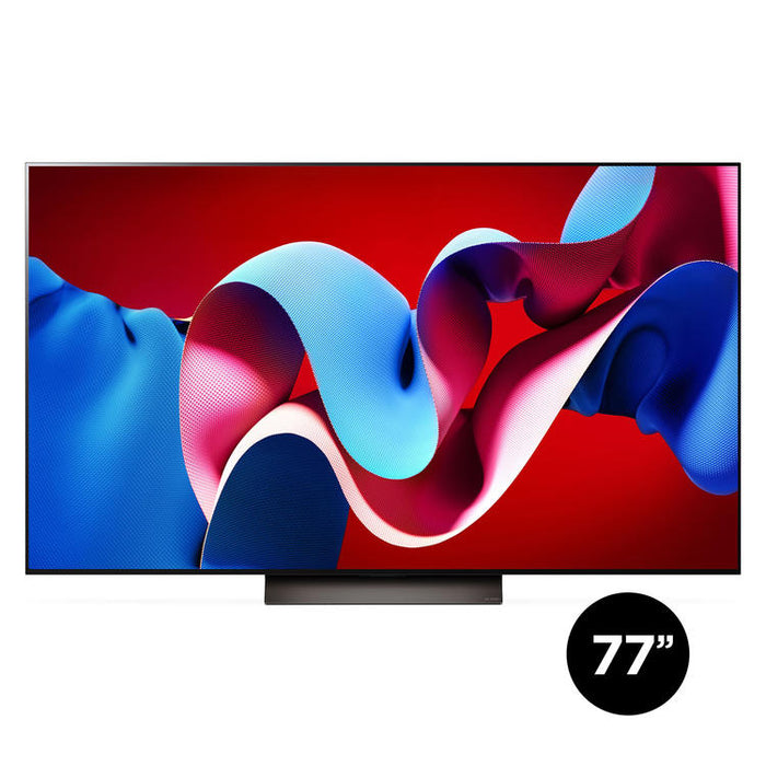 LG OLED77C4PUA | Téléviseur 77" 4K OLED - 120Hz - Série C4 - Processeur IA a9 Gen7 4K - Noir-Sonxplus Drummondville