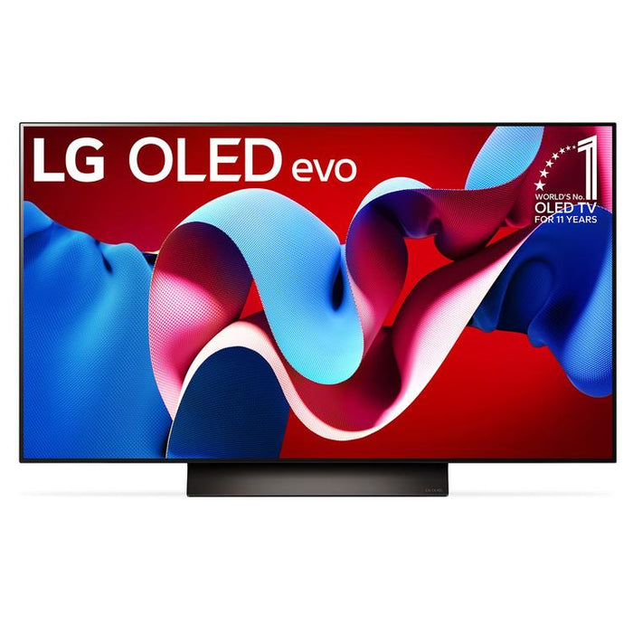 LG OLED48C4PUA | Téléviseur 48" 4K OLED - 120Hz - Série C4 - Processeur IA a9 Gen7 4K - Noir-Sonxplus Drummondville