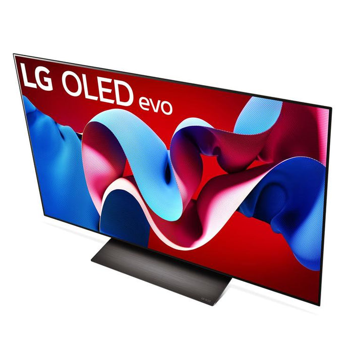 LG OLED48C4PUA | Téléviseur 48" 4K OLED - 120Hz - Série C4 - Processeur IA a9 Gen7 4K - Noir-Sonxplus Drummondville