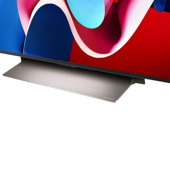 LG OLED48C4PUA | Téléviseur 48" 4K OLED - 120Hz - Série C4 - Processeur IA a9 Gen7 4K - Noir-Sonxplus Drummondville