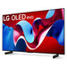 LG OLED42C4PUA | Téléviseur 42" 4K OLED - 120Hz - Série C4 - Processeur IA a9 4K - Noir-Sonxplus Drummondville