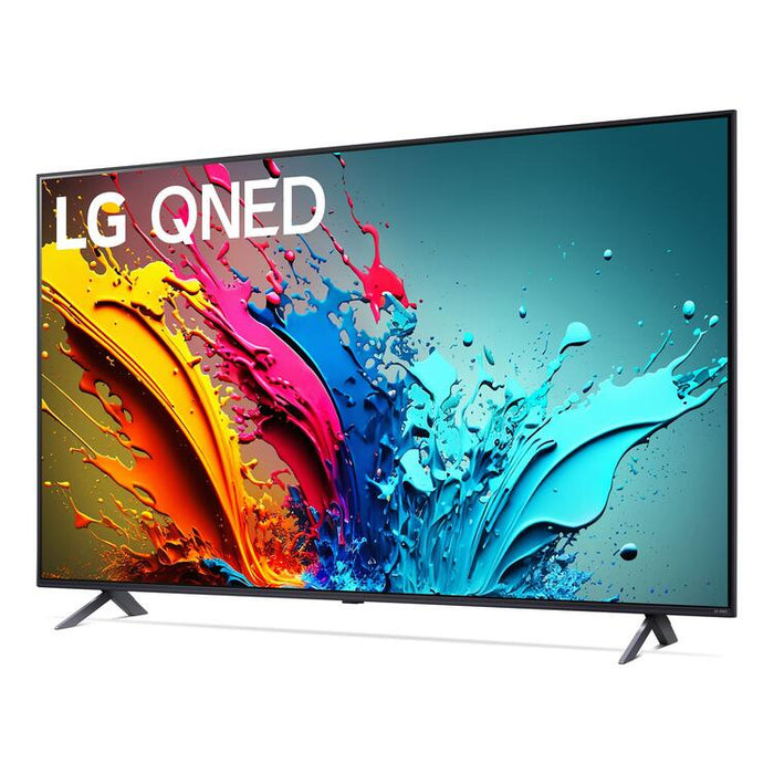 LG 75QNED85TUA | Téléviseur 75" QNED 4K - UHD 4K - Série QNED85T - 120Hz - Processeur IA a8 4K - Noir-Sonxplus Drummondville