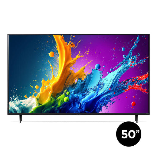 LG 50QNED80TUC | Téléviseur 50" QNED 4K - UHD 4K - Série QNED80 - 60Hz - Processeur IA a5 4K Gen7 - Noir-Sonxplus Drummondville