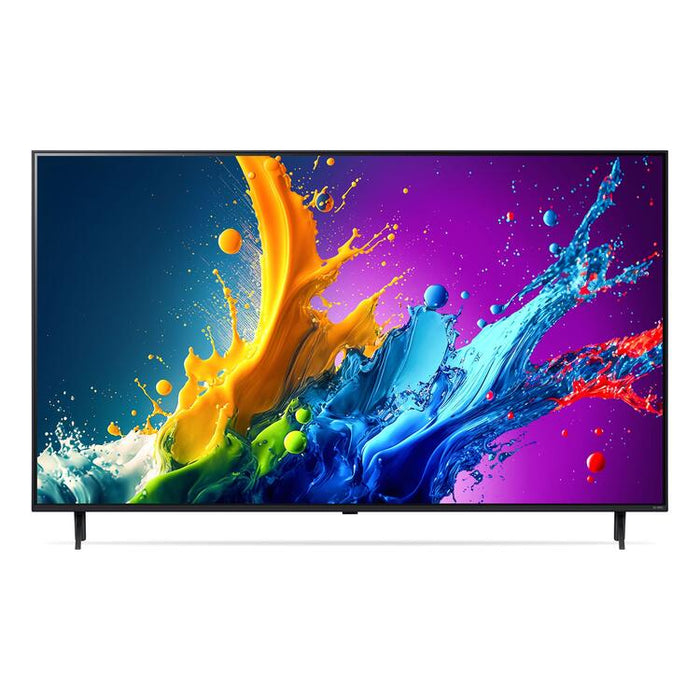 LG 55QNED80TUC | Téléviseur 55" QNED 4K - UHD 4K - Série QNED80 - 60Hz - Processeur IA a5 4K Gen7 - Noir-Sonxplus Drummondville