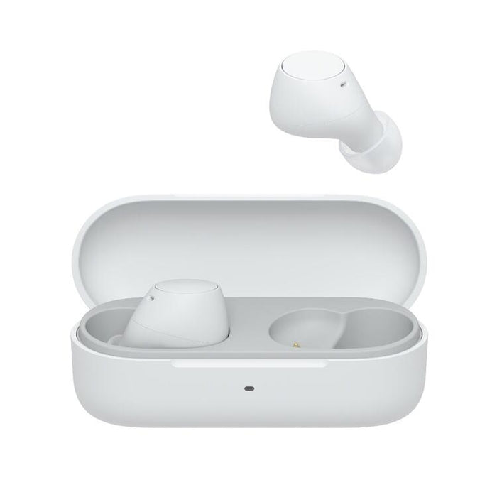 Sony WF-C510 | Écouteurs intra-auriculaires - 100% Sans fil - Bluetooth - Microphone - Jusqu'à 22 heures d'autonomie - IPX4 - Blanc-Sonxplus Drummondville