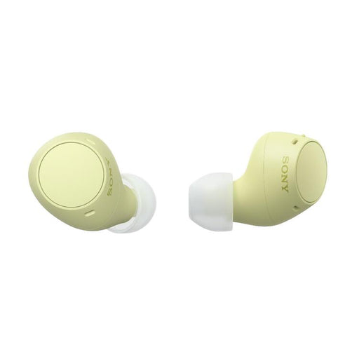 Sony WF-C510 | Écouteurs intra-auriculaires - 100% Sans fil - Bluetooth - Microphone - Jusqu'à 22 heures d'autonomie - IPX4 - Jaune-Sonxplus Drummondville