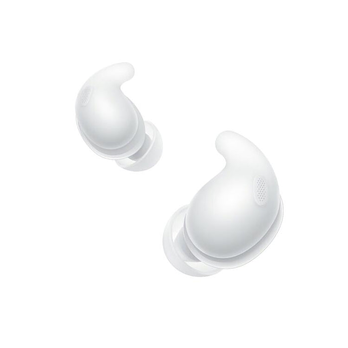 Sony LinkBuds Fit | Écouteurs intra-auriculaires - 100% Sans fil - Bluetooth - Microphone - Suppression active du bruit - Blanc-Sonxplus Drummondville