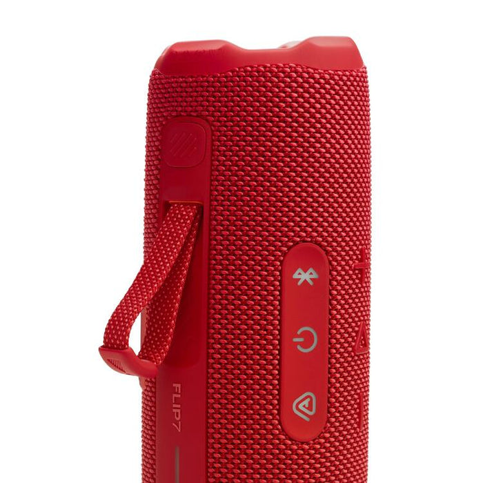 JBL Flip 7 | Haut-parleur portable - Bluetooth - Étanche - Jusqu'à 14 heures d'autonomie - Rouge | Sonxplus Drummondville