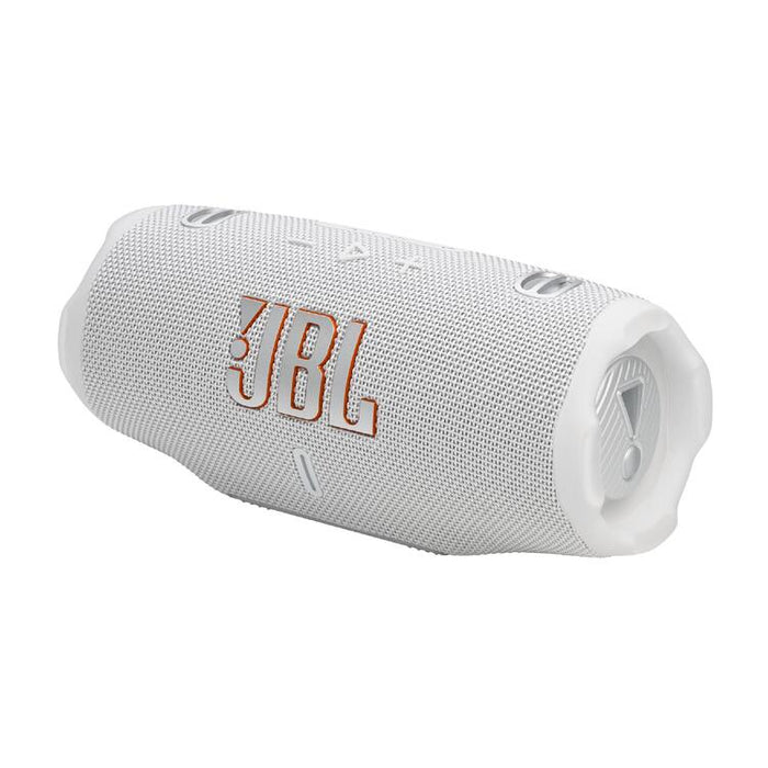 JBL Charge 6 | Haut-Parleur Portatif Bluetooth - Étanche - Auracast - 28 Heures d'autonomie - Blanc | Sonxplus Drummondville