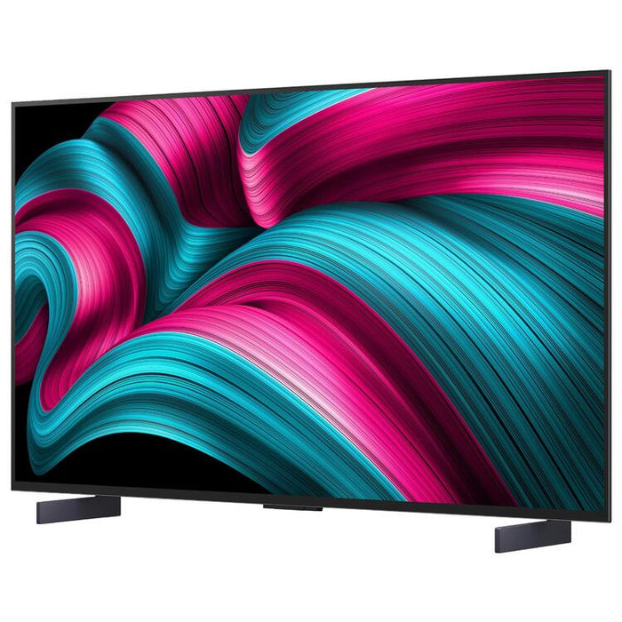 LG OLED42C5PUA | Téléviseur 42" 4K OLED - 120Hz - Série C5 - Processeur IA a9 4K Gen8 - Noir | Sonxplus Drummondville