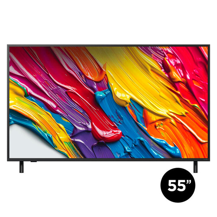 LG 55QNED82AUA | Téléviseur 55" QNED 4K - UHD 4K - Série QNED82A - 60Hz - Processeur IA a7 4K Gen8 - Noir | Sonxplus Drummondville