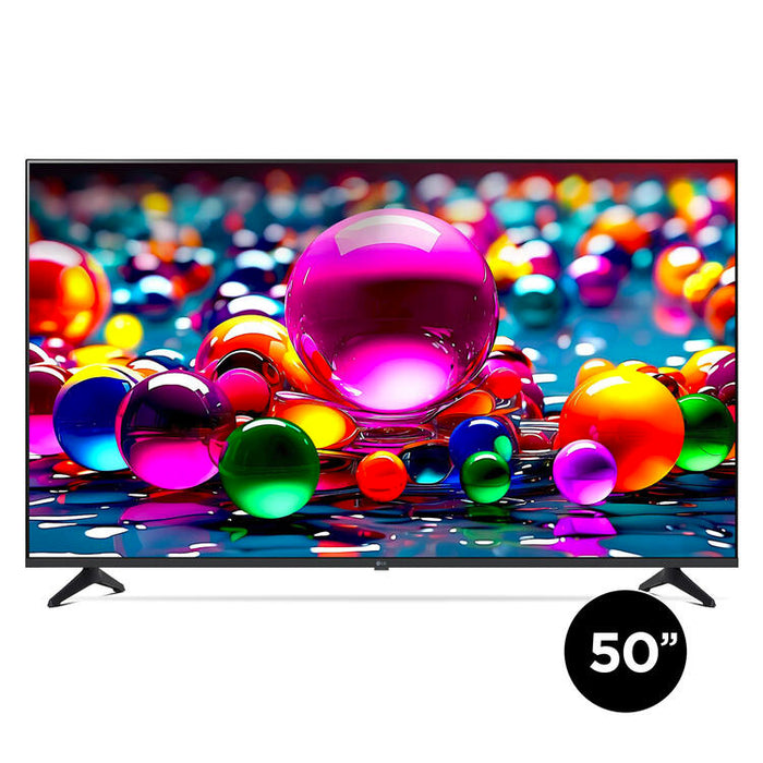 LG 50UA7700PUB | Téléviseur 50" - 4K Ultra HD - DEL - Série UA7700 - HDR - Smart WebOS - 60 Hz natif - Processeur IA a7 Gen8 4K - Noir | Sonxplus Drummondville