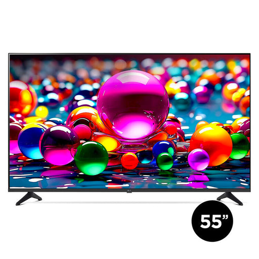 LG 55UA7700PUB | Téléviseur 55" - 4K Ultra HD - DEL - Série UA7700 - HDR - Smart WebOS - 60 Hz natif - Processeur IA a7 Gen8 4K - Noir | Sonxplus Drummondville