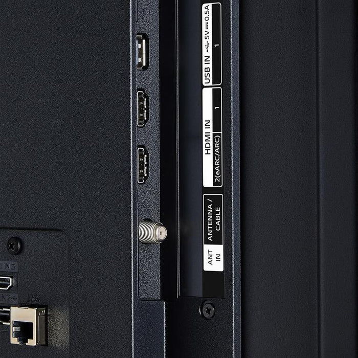 LG 75UA7700PUA | Téléviseur 75" - 4K Ultra HD - DEL - Série UA7700 - HDR - Smart WebOS - 60 Hz natif - Processeur IA a7 Gen8 4K - Noir | Sonxplus Drummondville