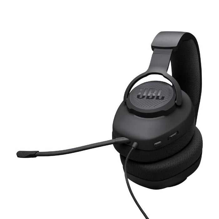 JBL Quantum 100 M2 | Casque de jeu filaire circum-auriculaire - Compatible avec toutes les plateformes - Noir-Sonxplus Drummondville