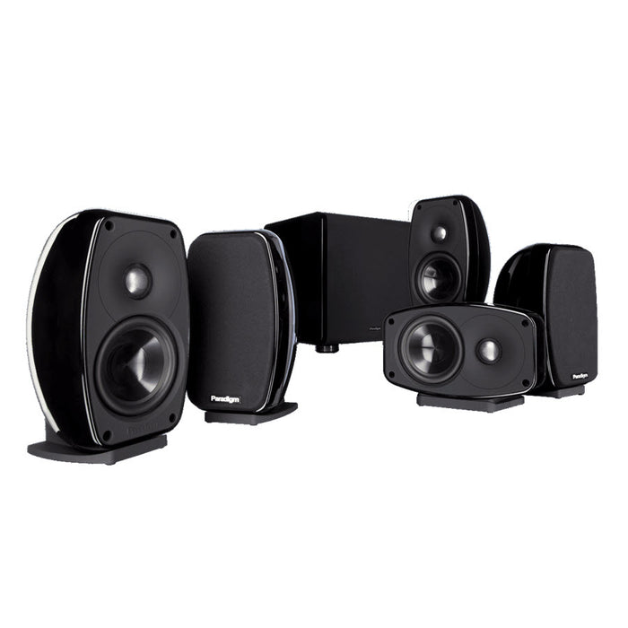 Paradigm Cinema 100 CT | Ensemble de Haut-Parleurs 5.1 canaux - 100 W RMS - Noir lustré-Sonxplus Drummondville