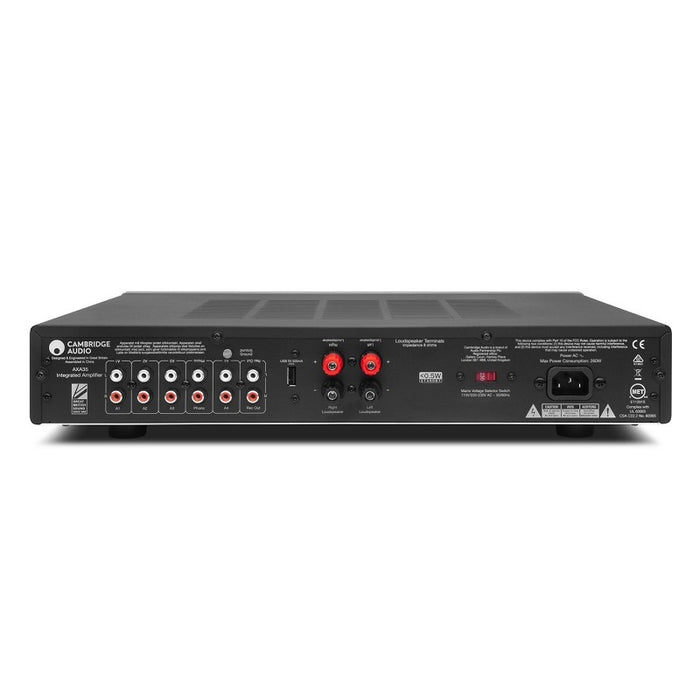 Cambridge AX-A35 | Amplificateur intégré - 35 W - Télécommande - Gris-Sonxplus Drummondville