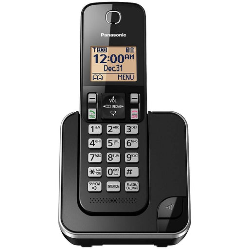 Panasonic KX-TGC380B | Téléphone sans fil - 1 combiné - Noir-Sonxplus Drummondville