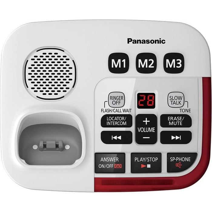 Panasonic KX-TGM490S | Téléphone sans fil - 1 combiné - Répondeur - Amplifié 3X - Argenté-Sonxplus Drummondville