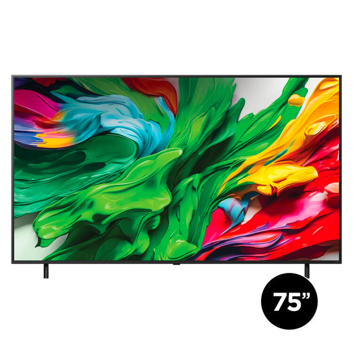 LG 75QNED85AUA | Téléviseur 75" - UHD 4K - Série QNED85A - 120Hz - Processeur IA a8 4K Gen2 - Noir | 01 | Sonxplus Drummondville