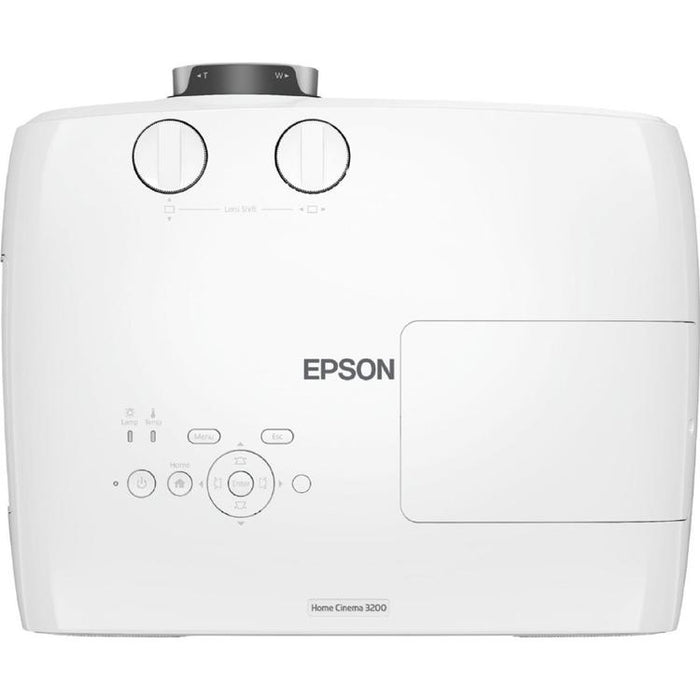 Epson Home Cinema 3200 | Projecteur 3LCD Cinéma maison - 16:9 - 4K Pro-UHD - Blanc-Sonxplus Drummondville