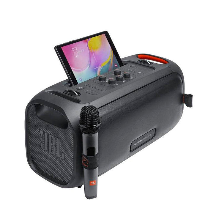 JBL PartyBox On-The-Go | Haut-parleur portable - Bluetooth - Rechargeable - Noir-Sonxplus Drummondville