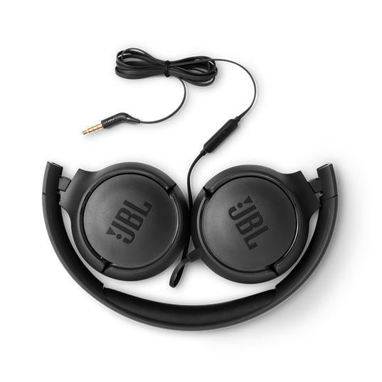 JBL Tune 500 | Écouteurs filaire supra-auriculaires - Noir-Sonxplus Drummondville