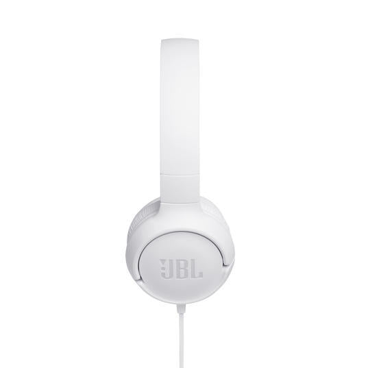 JBL Tune 500 | Écouteurs filaire supra-auriculaires - Blanc-Sonxplus Drummondville