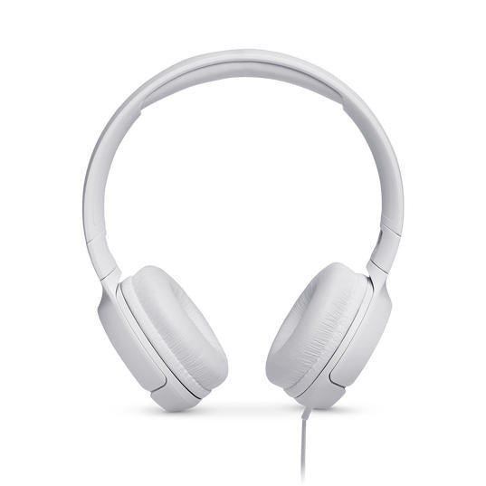 JBL Tune 500 | Écouteurs filaire supra-auriculaires - Blanc-Sonxplus Drummondville