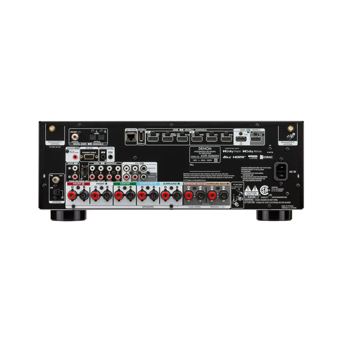 Denon AVRX2900H | Récepteur AV - 7.2 canaux - Cinéma maison - 8K - HEOS - Noir | 03 | Sonxplus Drummondville