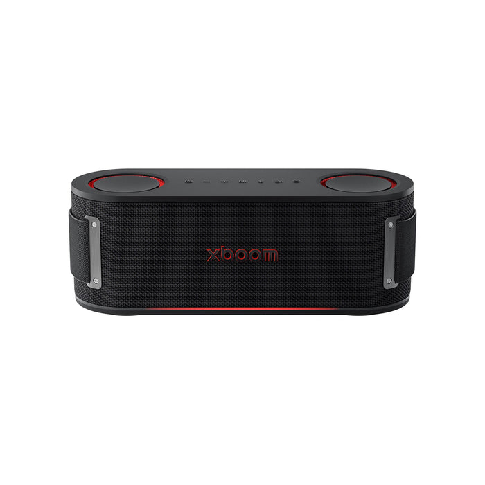 LG xboom Bounce | Haut-parleur portatif - Bluetooth - IP67 - Éclairage AI - Noir-Sonxplus Drummondville