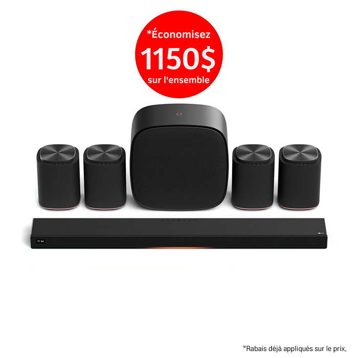 LG Sound Suite | Immersive Quad Suite 7 Pro - H7+4M7+W7 | 01 | Sonxplus Drummondville
