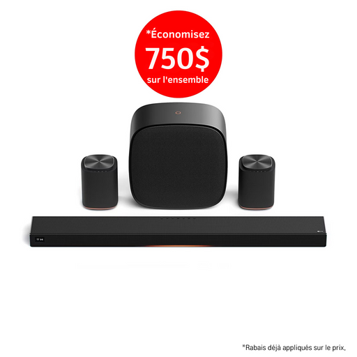 LG Sound Suite | Immersive suite 5 Pro - Barre de son H7 +2 M5 + W7 | 01 | Sonxplus Drummondville