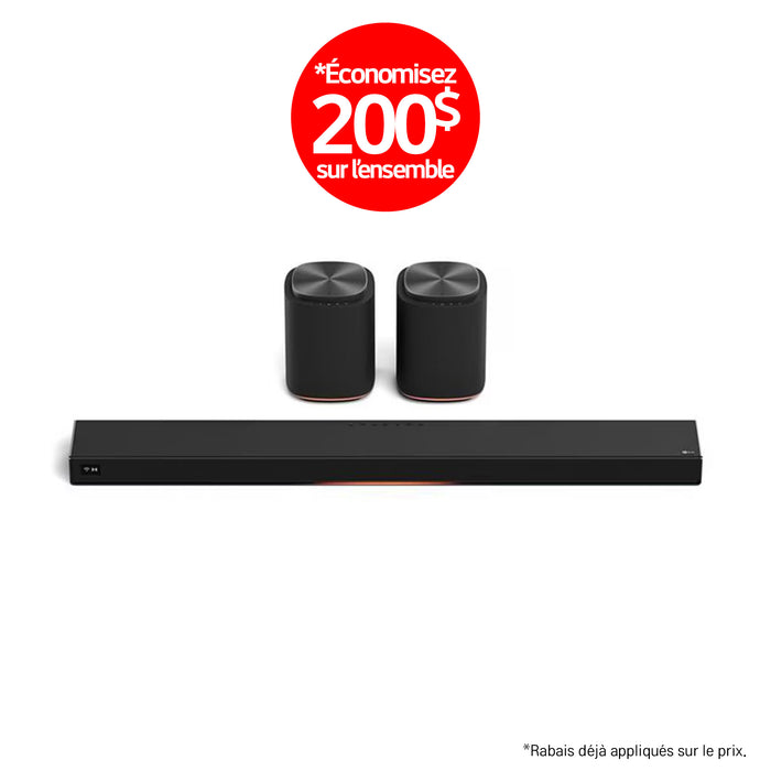 LG Sound Suite | Immersive suite 7 - Barre de son H7+2M7 | 01 | Sonxplus Drummondville