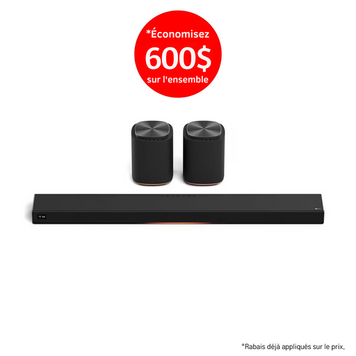 LG Sound Suite | Immersive suite 7 - Barre de son H7+2M7 | 01 | Sonxplus Drummondville