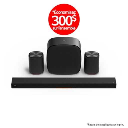 LG Sound Suite | Immersive suite 7 Pro - Barre de son H7+2M7+W7 | 01 | Sonxplus Drummondville