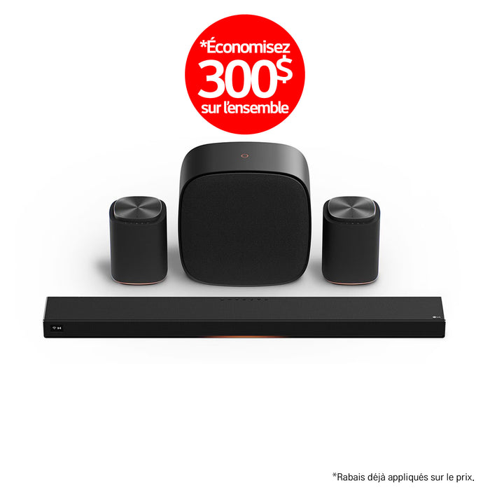 LG Sound Suite | Immersive suite 7 Pro - Barre de son H7+2M7+W7 | 01 | Sonxplus Drummondville